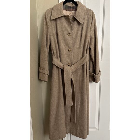 Vintage Jackets & Blazers - Vintage Juli de Roma Long Belted Coat